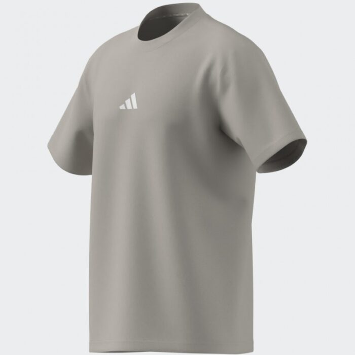 ⁦adidas Men's Essentials Small Logo Single Jersey T-Shirt- Beige⁩ - الصورة ⁦14⁩