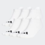 adidas Unisex' Ankle Socks (6 Pairs) - White