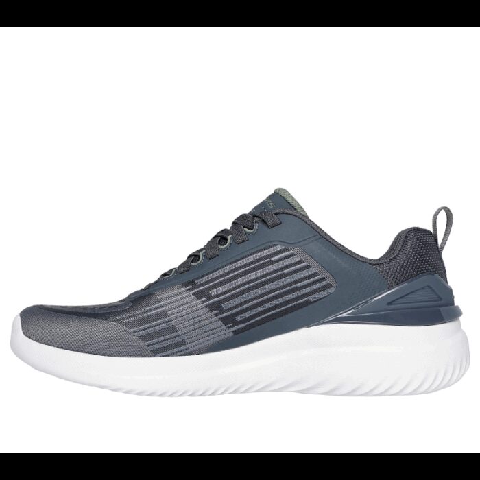 ⁦Skechers Mens' Bounder 2.0 - Jernus Shoes- حذاء سكيتشرز باوندر 2.0 للرجال لون رمادي⁩ - الصورة ⁦5⁩