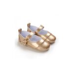 حذاء بناتي لون ذهبي