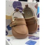 حذاء ولادي أطفال لون بني