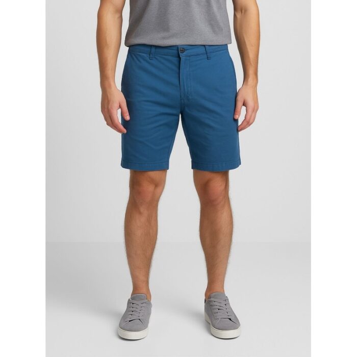 103384408_685ec4dd65a66 شورت جينز للرجال لون أزرق بترولي - الصورة 1