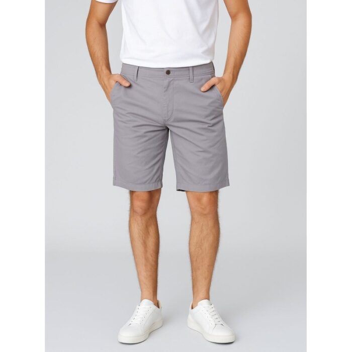 103384415_685ec4e871176 شورت جينز للرجال لون رمادي - الصورة 1