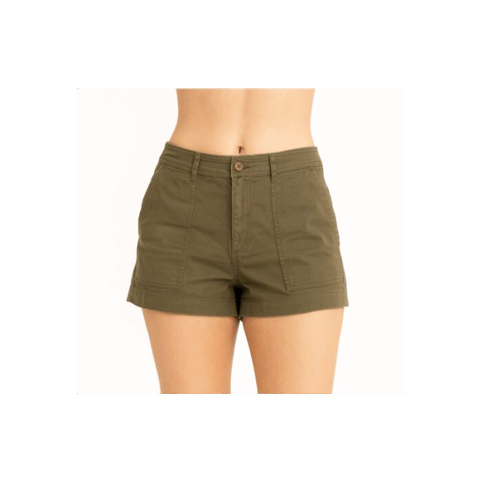 103384434_685ec54608f36 شورت للنساء لون زيتي - الصورة 1