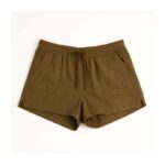 شورت للنساء لون زيتي