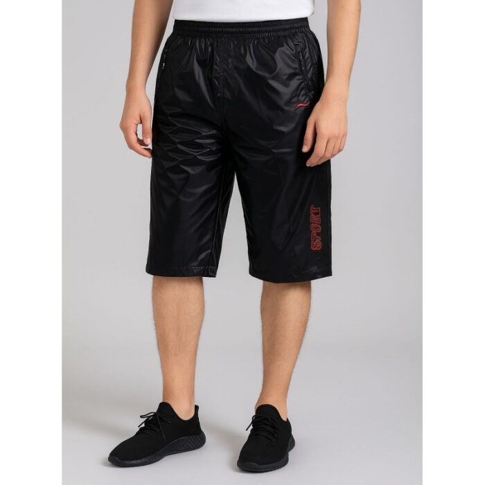 103384445_685ec5a0a3b18 شورت ستان للرجال لون اسود - الصورة 1