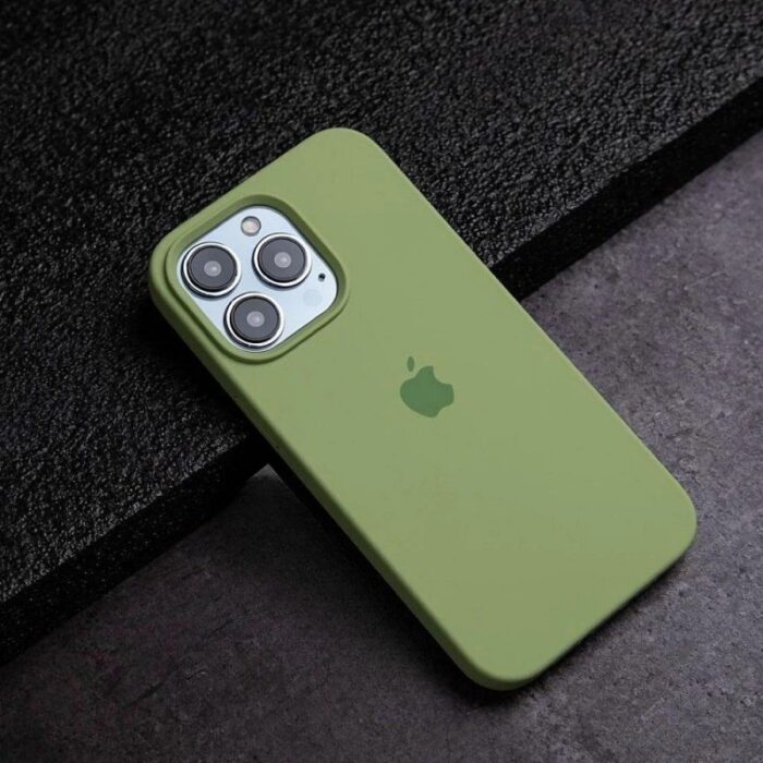 103384451_685ec5de6c5dc كفر سيليكون ايفون 13 برو لون زيتي - الصورة 1