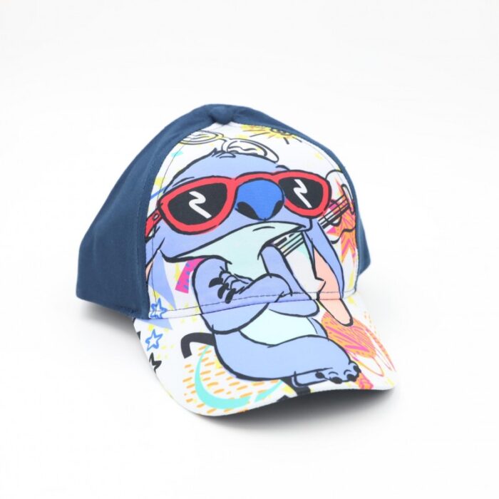 103384536_685ec6bed788d طاقية ولادي STITCH لون كحلي - الصورة 1