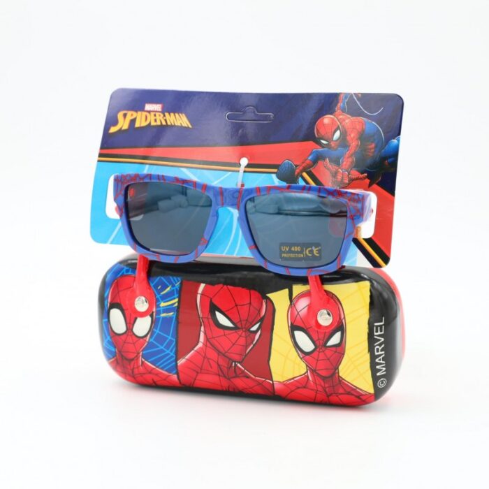 103384542_685ec6c631a4d نظارات ولادي + بيت نظارات SPIDER MAN اطار ازرق - الصورة 1