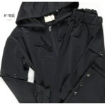 ⁦طقم صيفي للصبايا جاكيت وبنطلون لون أسود⁩ - الصورة ⁦3⁩