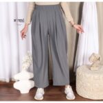 بنطلون لون رمادي