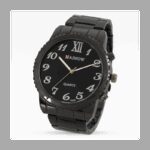 ⁦ساعة معدنية للرجال لون أسود أرضية سوداء ماركة awin sport⁩ - الصورة ⁦2⁩