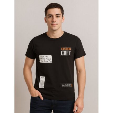 بلوزه شبابيه تي شيرت لون اسود