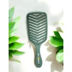 فرشاية تصفيف سيليكون عريضة لون أخضر