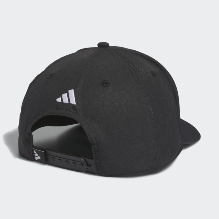 ⁦adidas Men's Golf 3-Stripes Tour Hat - Black⁩ - الصورة ⁦2⁩