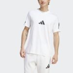 ⁦adidas Men's Z.N.E. Tee - White⁩ - الصورة ⁦3⁩