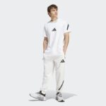 ⁦adidas Men's Z.N.E. Tee - White⁩ - الصورة ⁦6⁩