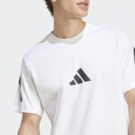 ⁦adidas Men's Z.N.E. Tee - White⁩ - الصورة ⁦7⁩
