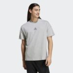⁦adidas Men's ALL SZN Tee - Grey⁩ - الصورة ⁦2⁩