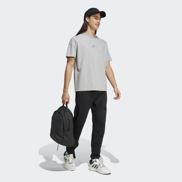 ⁦adidas Men's ALL SZN Tee - Grey⁩ - الصورة ⁦5⁩