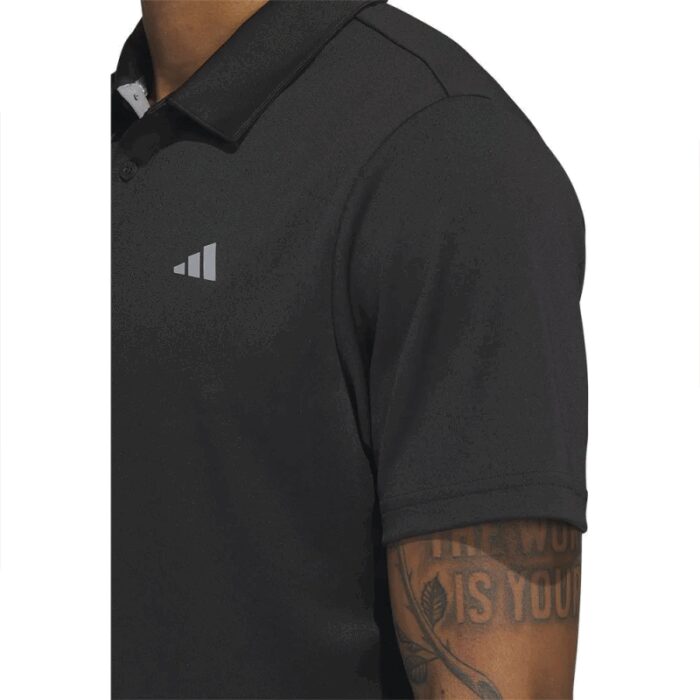 ⁦adidas Men's Drive Golf Polo Shirt - Black⁩ - الصورة ⁦12⁩