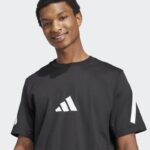 ⁦adidas Men's Z.N.E. Tee - Black⁩ - الصورة ⁦5⁩