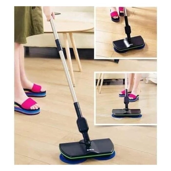 ⁦super maid clean and polish floors-مكنسة أرضية الكترونية برأسين⁩ - الصورة ⁦4⁩