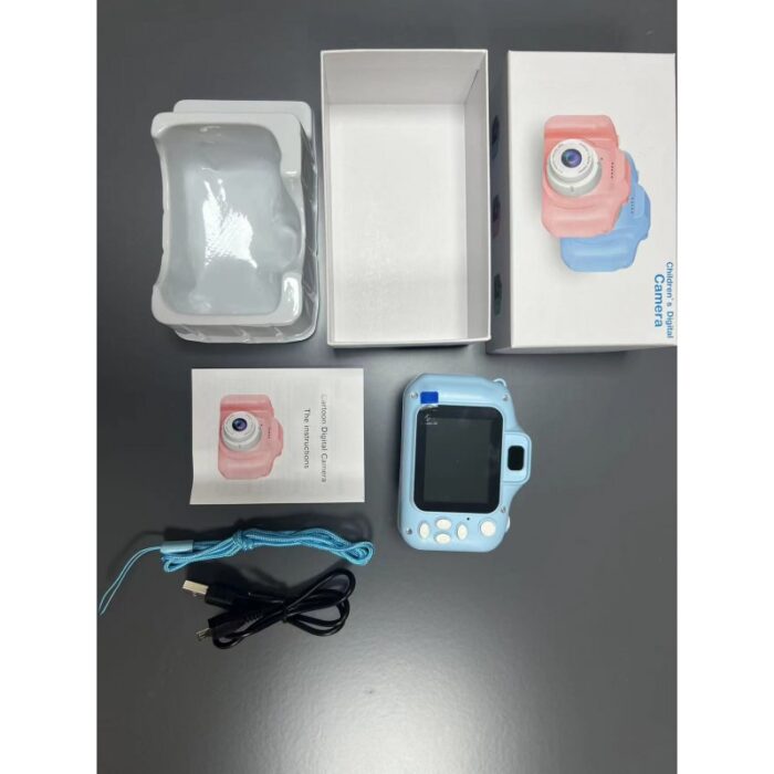 ⁦children's digital camera.Blue-كاميرا أطفال الكترونية لون ازرق⁩ - الصورة ⁦3⁩