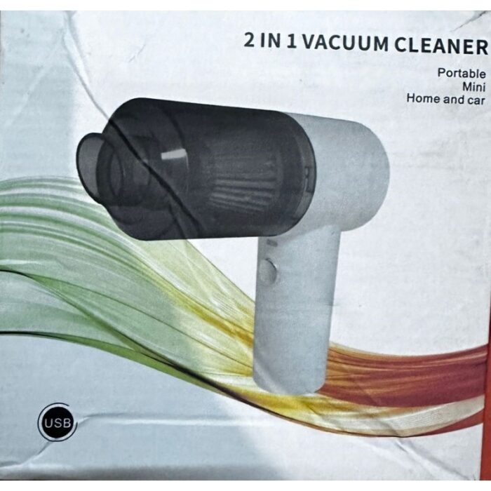 ⁦2 in 1 vacuum cleaner portable mini home-مكنسة مركبة لاسلكية⁩ - الصورة ⁦2⁩