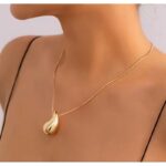 سلسال قطرة لون ذهبي