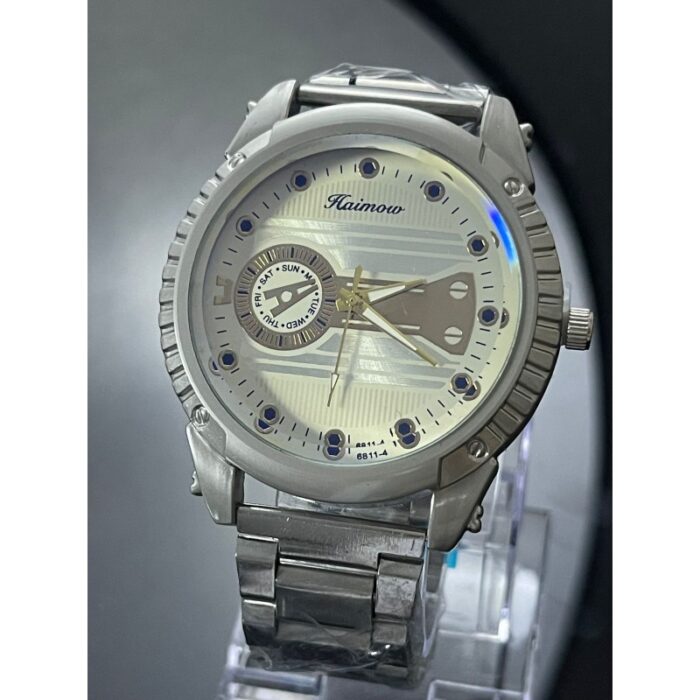 103384828_685ec9680f90a ساعه يد رجاليه دائري ستانلس ستيل stainless steel من Aaimow - الصورة 1