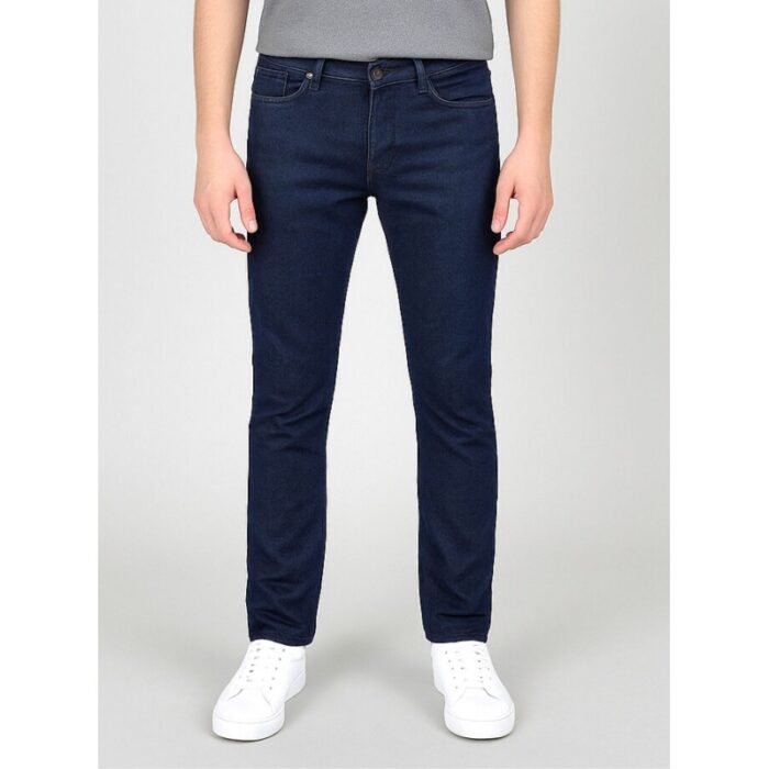 ⁦بنطلون جينز للرجال لون كحلي⁩ - الصورة ⁦2⁩