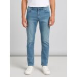 بنطلون جينز للرجال لون أزرق فاتح