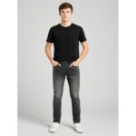 بنطلون جينز للرجال لون أسود