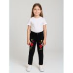 ⁦بنطلون جينز للأطفال لون أسود⁩ - الصورة ⁦2⁩