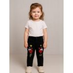 ⁦بنطلون جينز للأطفال لون أسود⁩ - الصورة ⁦4⁩