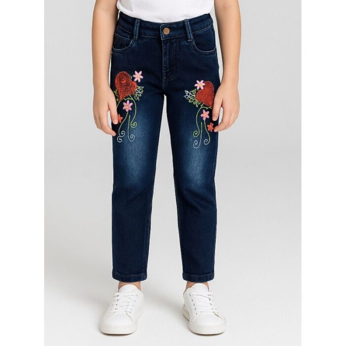 103384921_685ecb2bc39bb بنطلون جينز للأطفال لون كحلي - الصورة 1