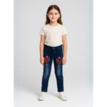 ⁦بنطلون جينز للأطفال لون كحلي⁩ - الصورة ⁦2⁩