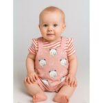 طقم بيبي تيشيرت وأفرهول للأطفال