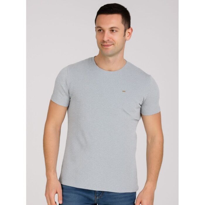 103384955_685ecb748246d تيشيرت بأكمام قصيرة للرجال لون سكني - الصورة 1