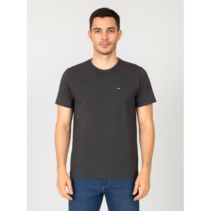 103384956_685ecb75d8adf تيشيرت بأكمام قصيرة للرجال لون رمادي - الصورة 1