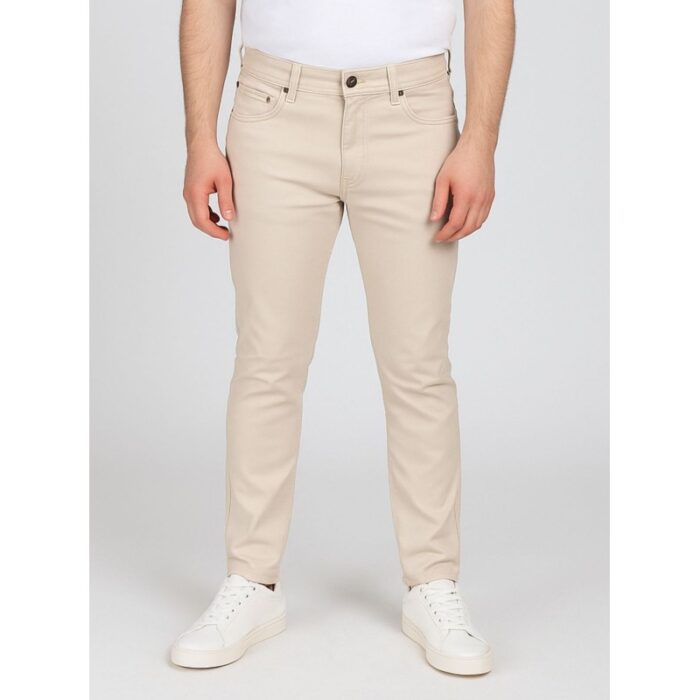 ⁦بنطلون للرجال لون بيج⁩ - الصورة ⁦2⁩