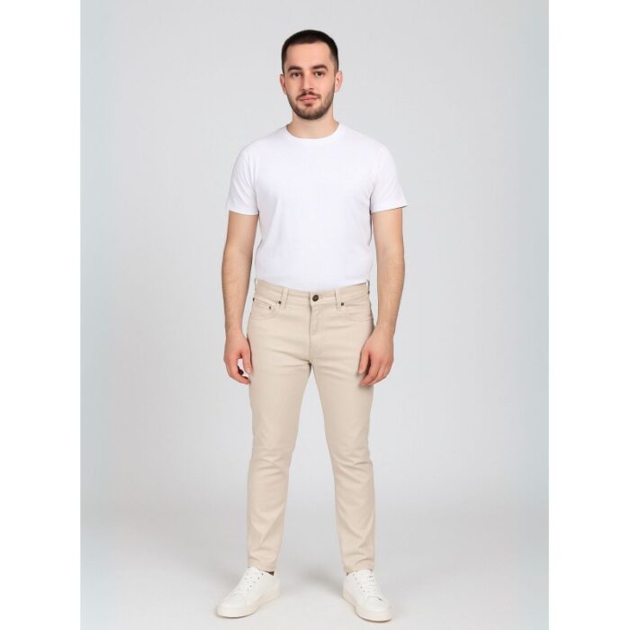 ⁦بنطلون للرجال لون بيج⁩ - الصورة ⁦3⁩