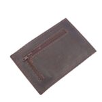 ⁦محفظة جلد رجالية لون بني محروق 8.5 *12.5 سم⁩ - الصورة ⁦3⁩