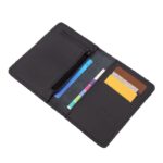 ⁦محفظة جلد رجالية لون أسود 8.5 *12.5 سم⁩ - الصورة ⁦5⁩