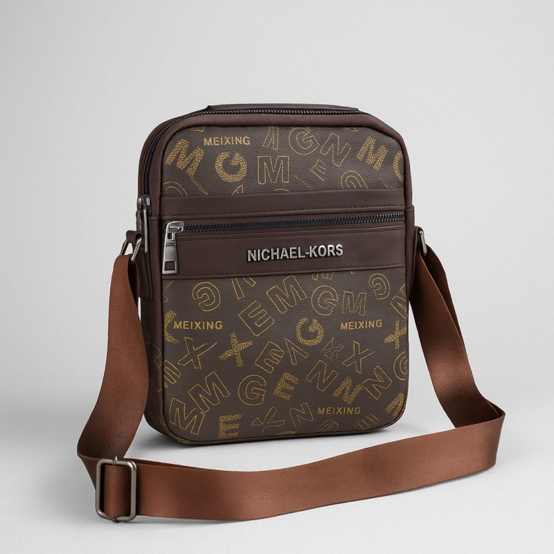 ⁦شنطة كروس لون بني محروق⁩ - الصورة ⁦1⁩