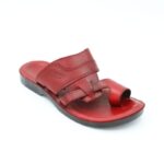 شبشب جلد طبيعي من سمارت SMART للرجال لون عسلي