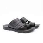 ⁦شبشب جلد طبيعي من سمارت SMART للرجال لون عسلي⁩ - الصورة ⁦3⁩