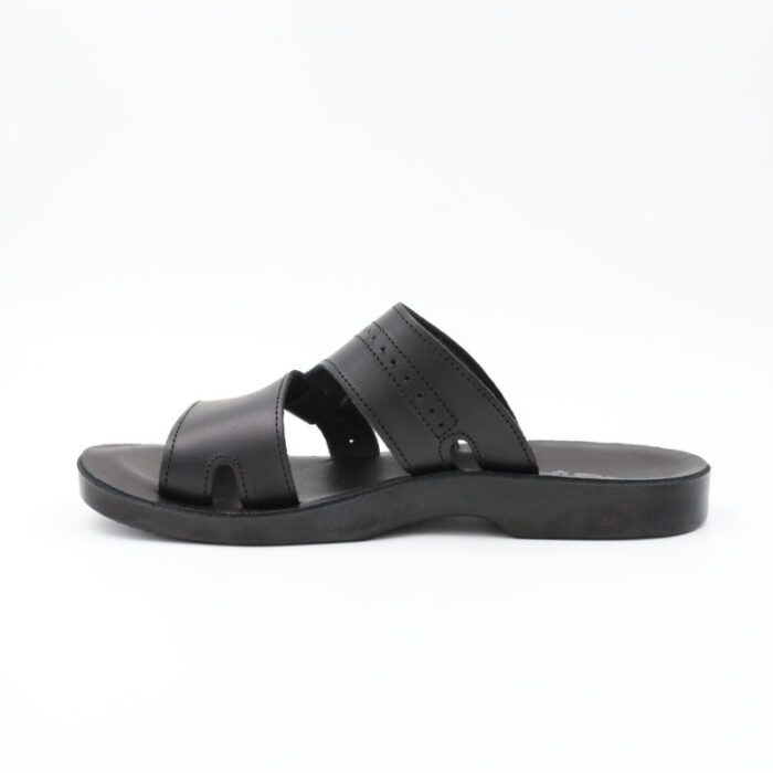 ⁦شبشب جلد طبيعي من سمارت SMART للرجال لون أسود⁩ - الصورة ⁦6⁩