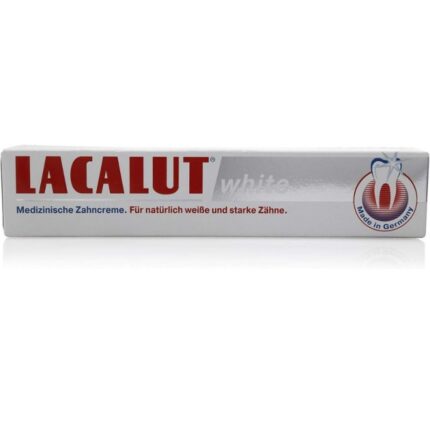LACALUT WHITE Tooth PASTE 75 ml - معجون أسنان مبيض من لاكالوت 75 مل